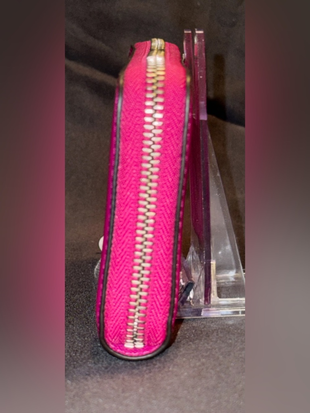 Michael Kors Jet Set Travel Continental Wristlet Wallet Pink Saffiano Leather - Picture 3 of 12